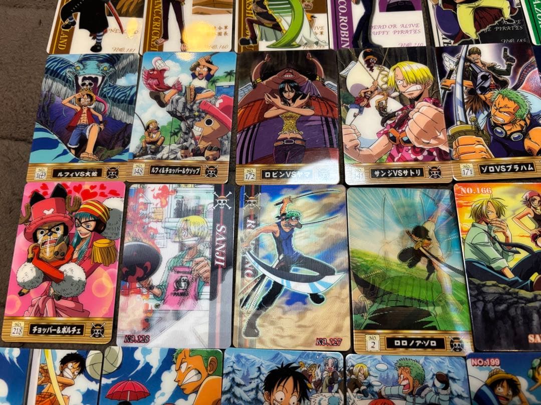 ワンピース カードグミ 60枚 まとめ売り ナミ ロビン ルフィ ゾロ エース