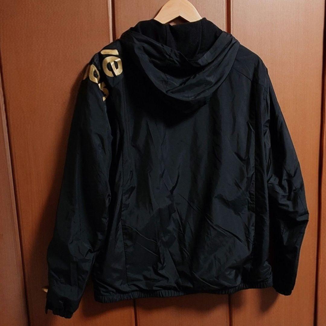 デサント　セットアップ　防寒仕様　中厚　シャカシャカ　黒　Lサイズ