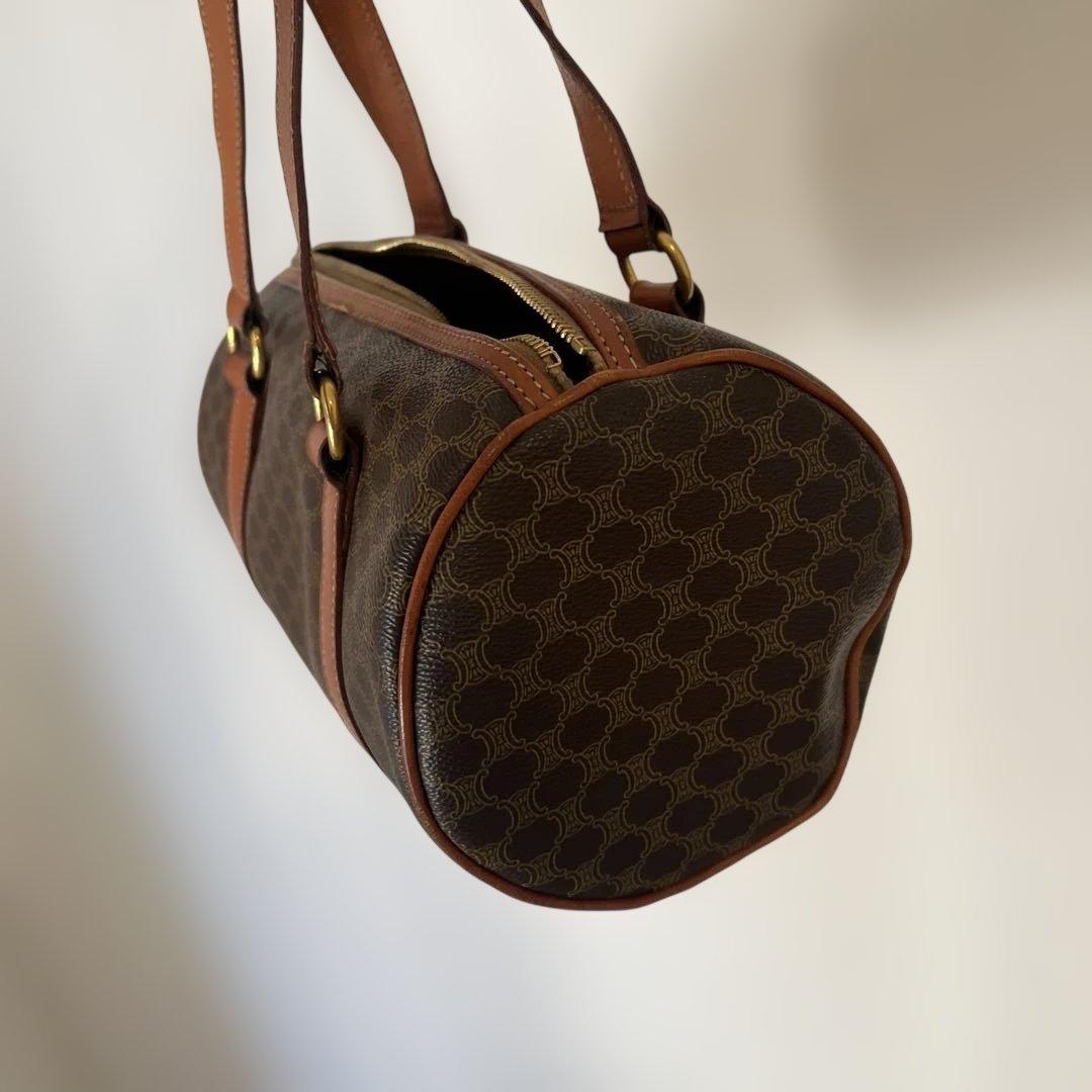 Celine ブラウン ハンドバッグ 円筒形 レア