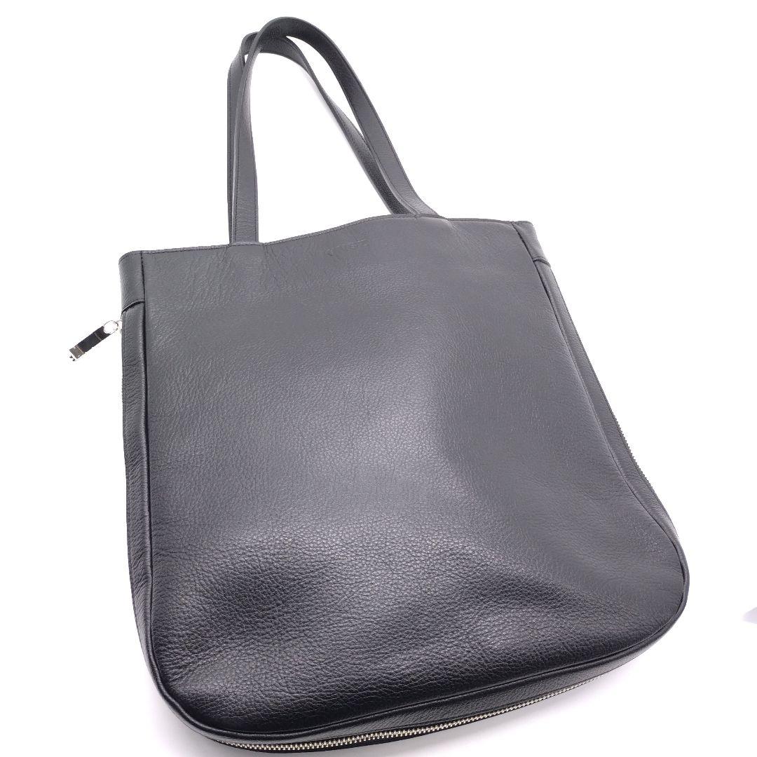 【極美品】サマンサキングズ レザー トートバッグ ショルダー メンズ ブラック
