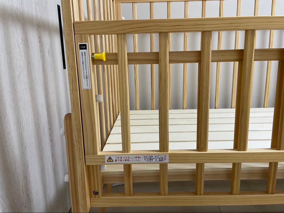 【美品】大和屋 yamatoya ベビーベッド kihon キホン