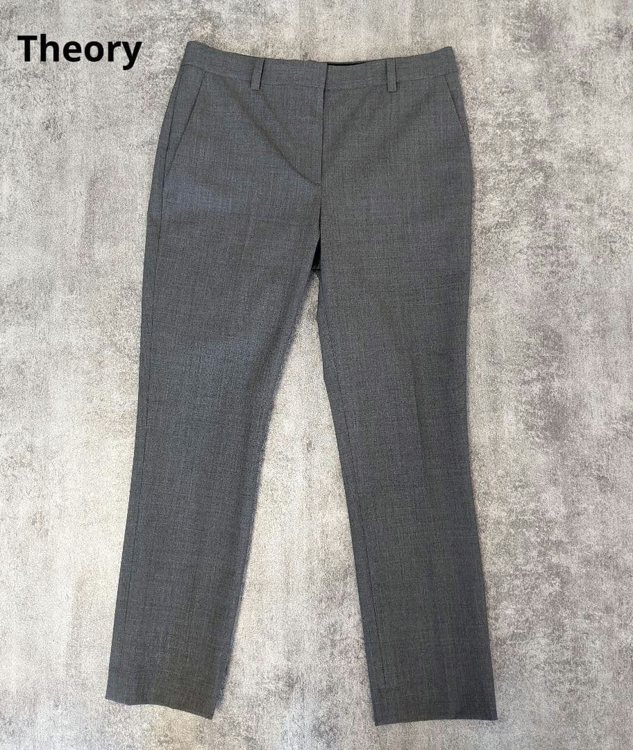 【アップル様】Theory ジャケット＆パンツ ノーカラー セットアップ ★美品