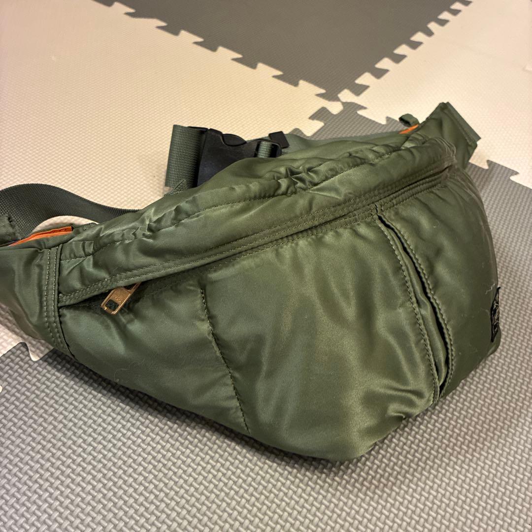 PORTER TANKER オリーブ ボディバッグ ウエストポーチ