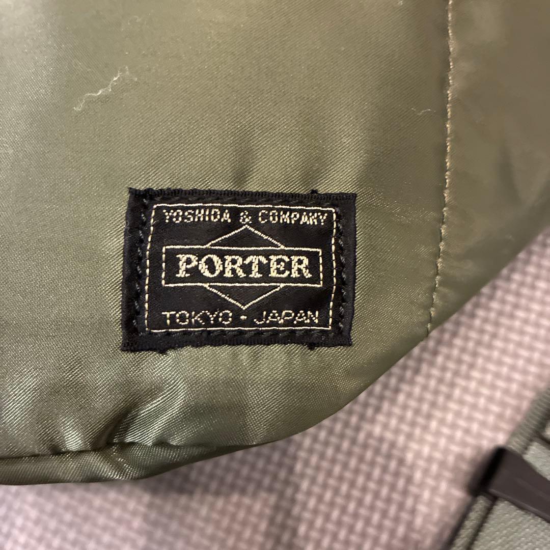 PORTER TANKER オリーブ ボディバッグ ウエストポーチ