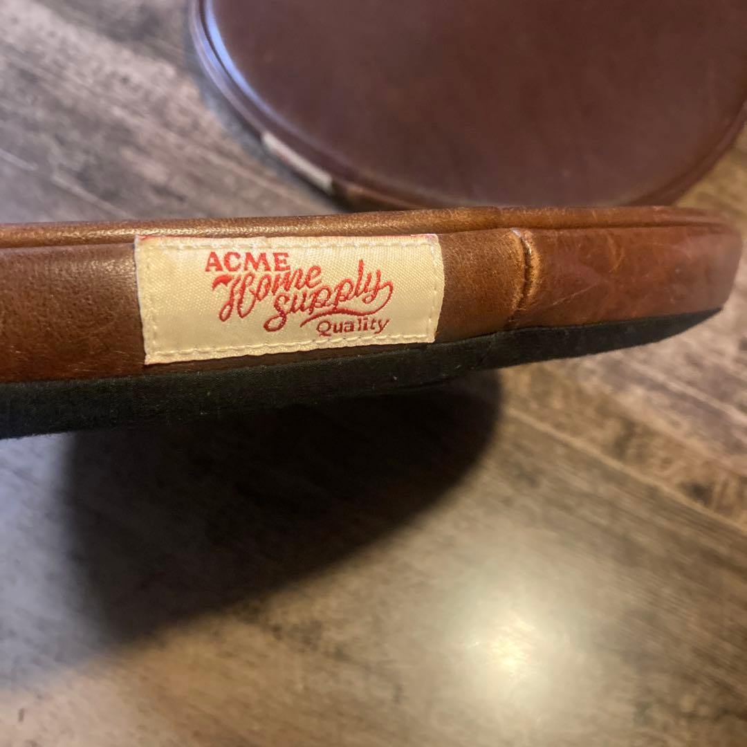 ACME アクメファニチャー　本革レザー　シートクッション　★2個セット