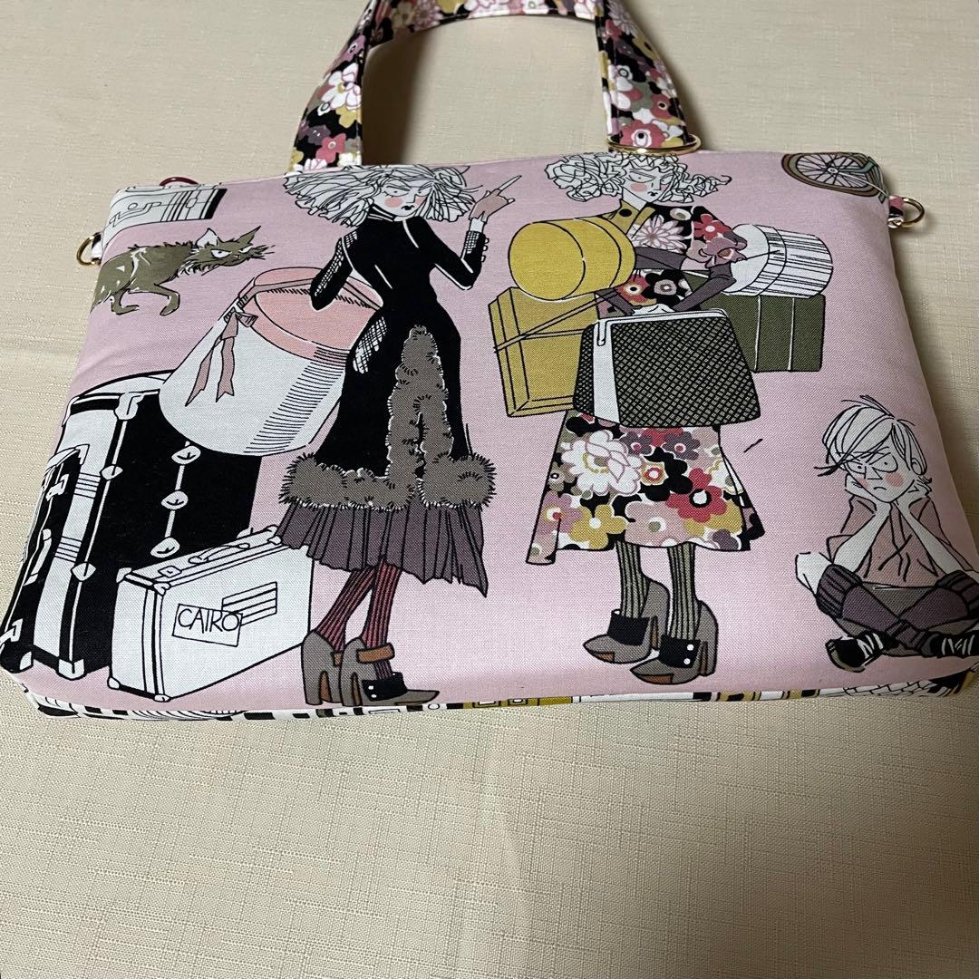 ♡ゲッタウェイピンクで2個♡ハンドメイド　アレキサンダーヘンリー