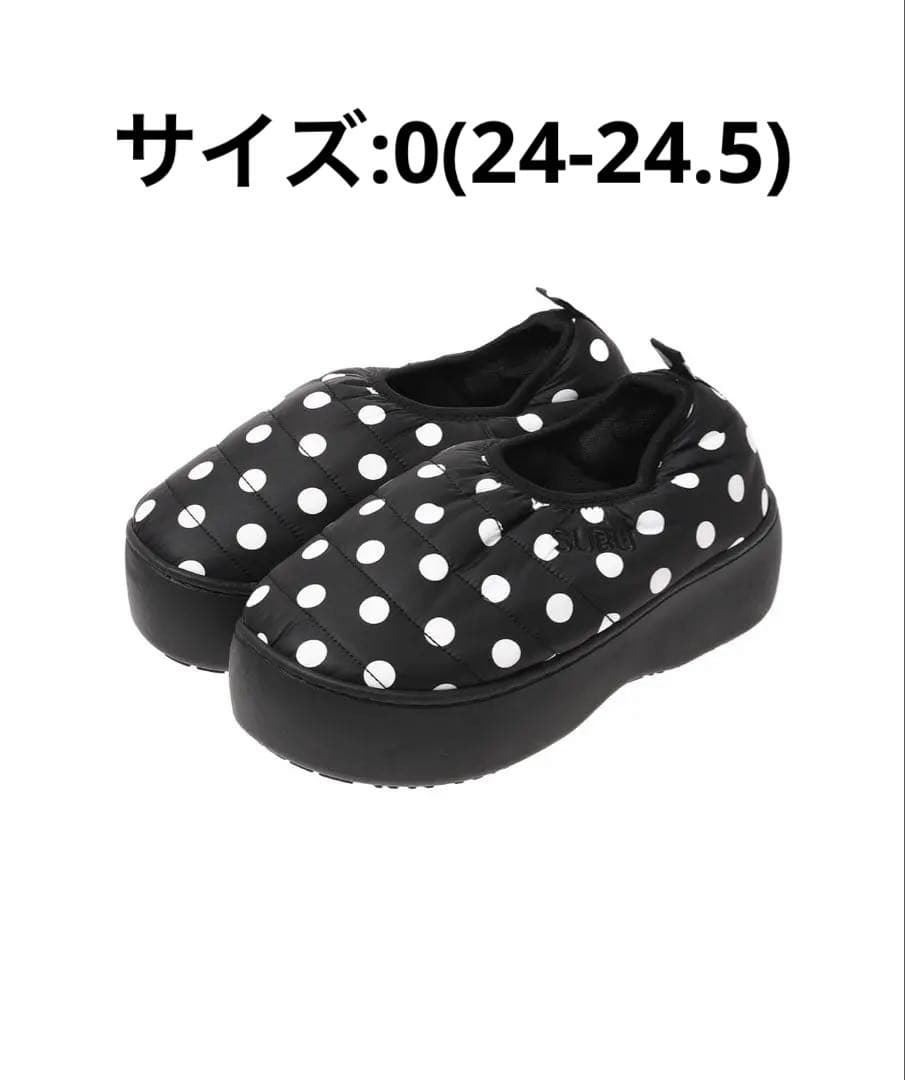 【SUBU】厚底サンダル 水玉模様