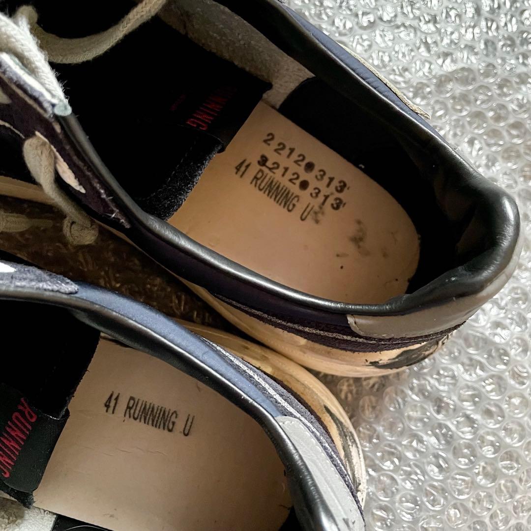 靴 GOLDEN  SUEDE TOE AND SPUR NET TOE