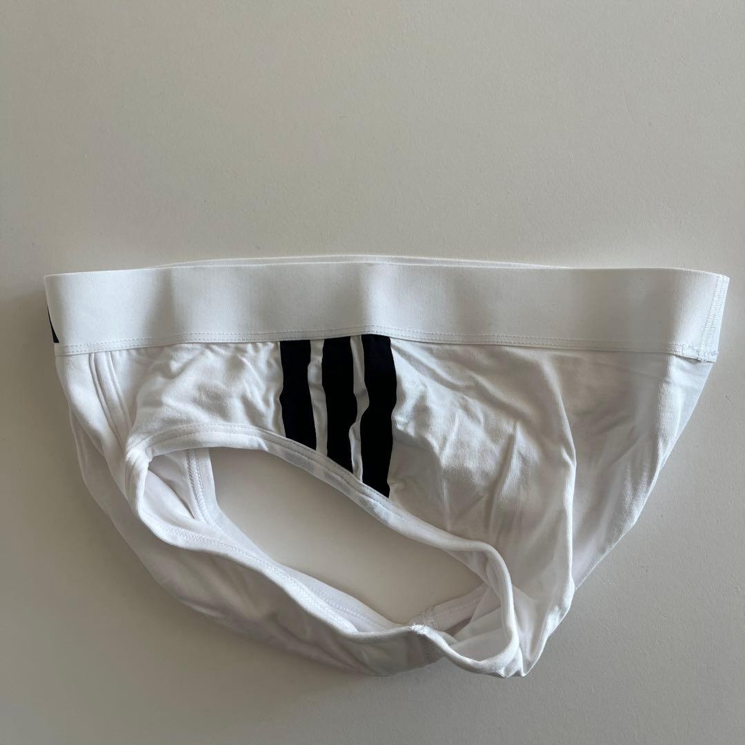 adidas アディダス　ローライズブリーフ　L(M) 3枚セット　白ブリーフ