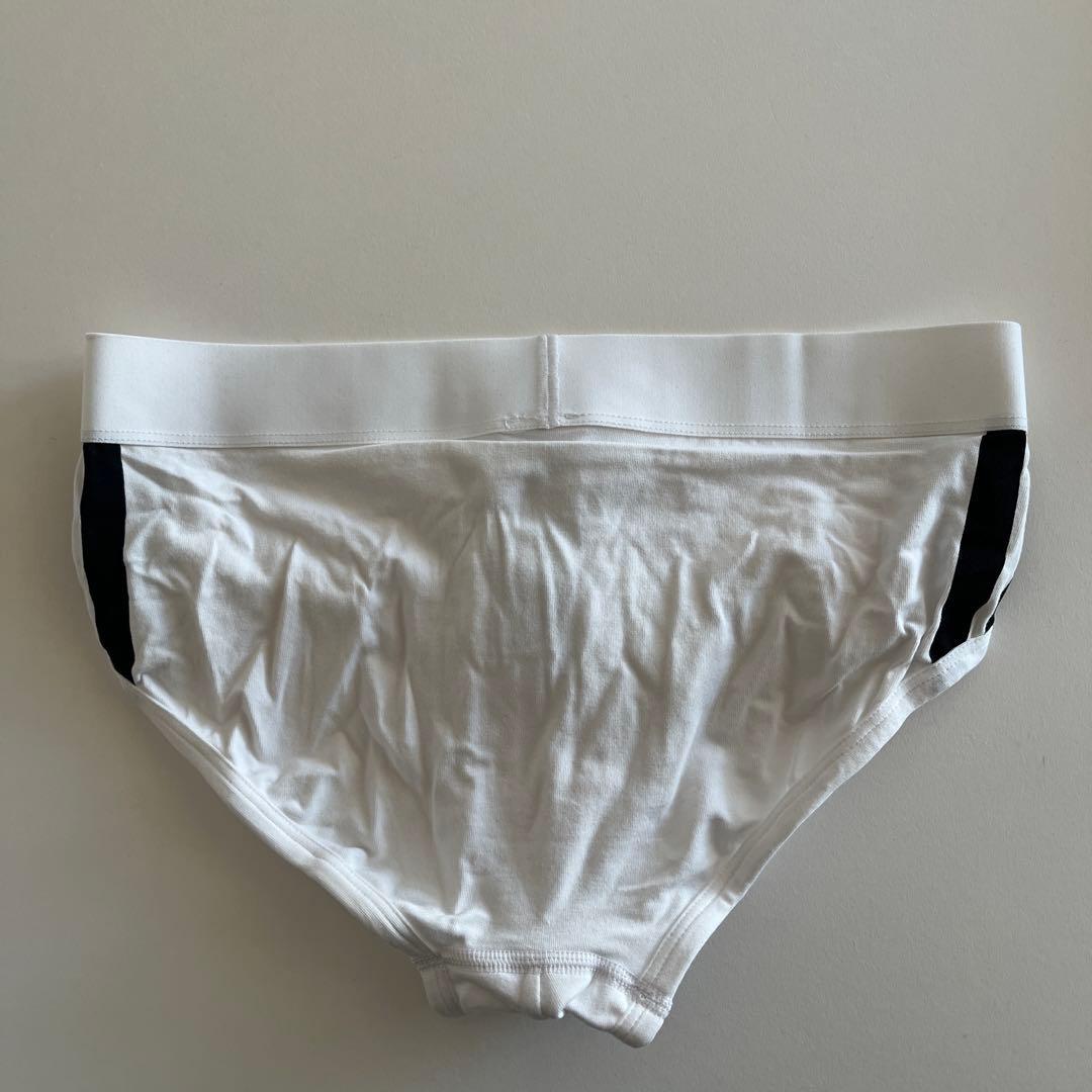 adidas アディダス　ローライズブリーフ　L(M) 3枚セット　白ブリーフ