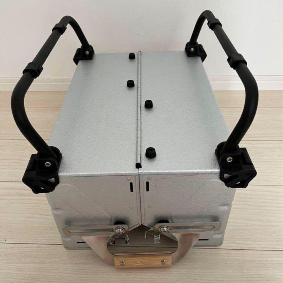 2セット　シェルフコンテナ25 レッグ　マットブラック