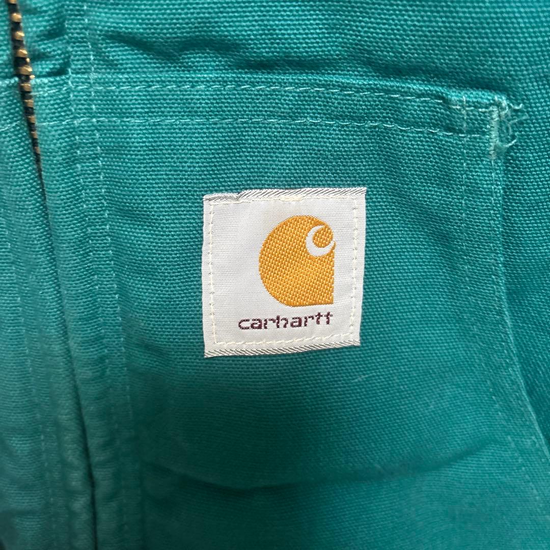 90'S carhartt active Jacket 緑　カーハートジャケット