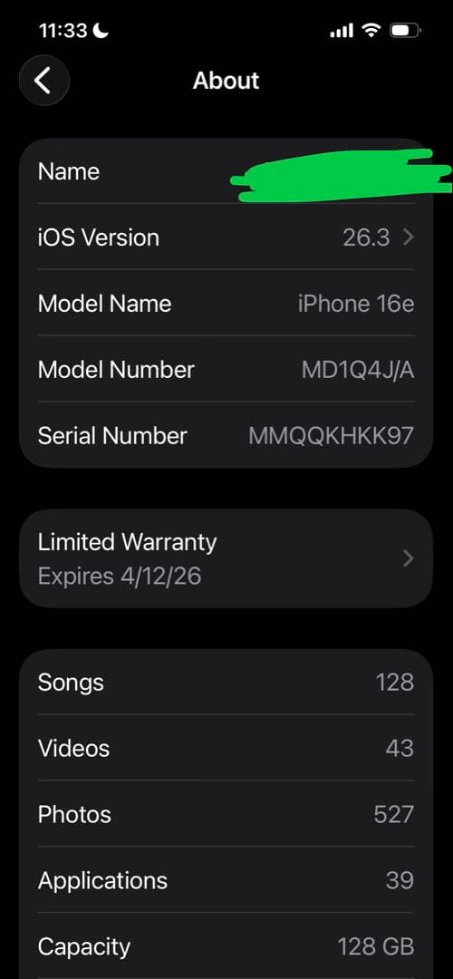 iPhone 16e ブラック 128GB アップル Apple