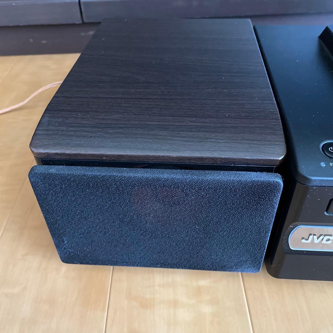JVC ミニコンポ CDプレーヤー CA-EXS1- B ウッドコーン