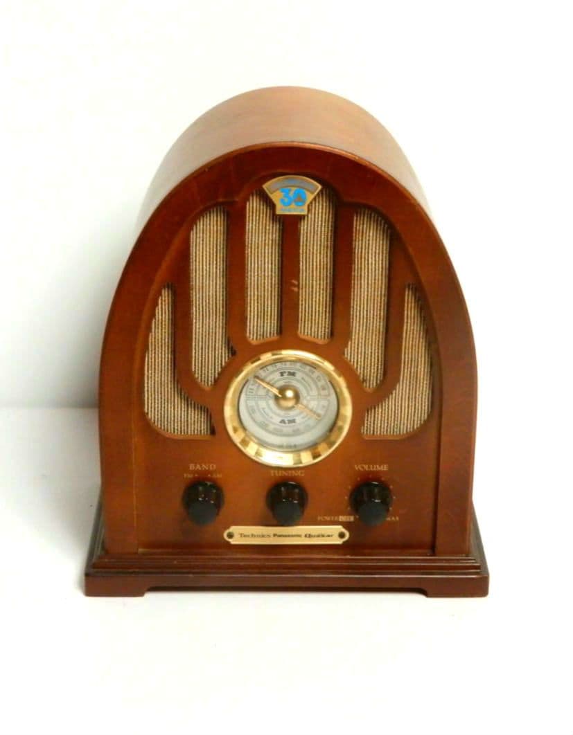 【良品】Panasonic RE-30 レトロデザイン AM/FM ラジオ