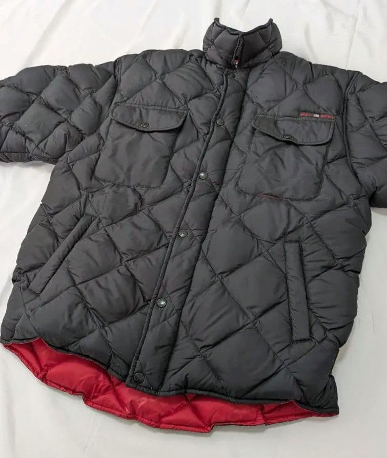 極美品　90s 星条旗　POLO SPORT　キルティング　ダウンジャケット