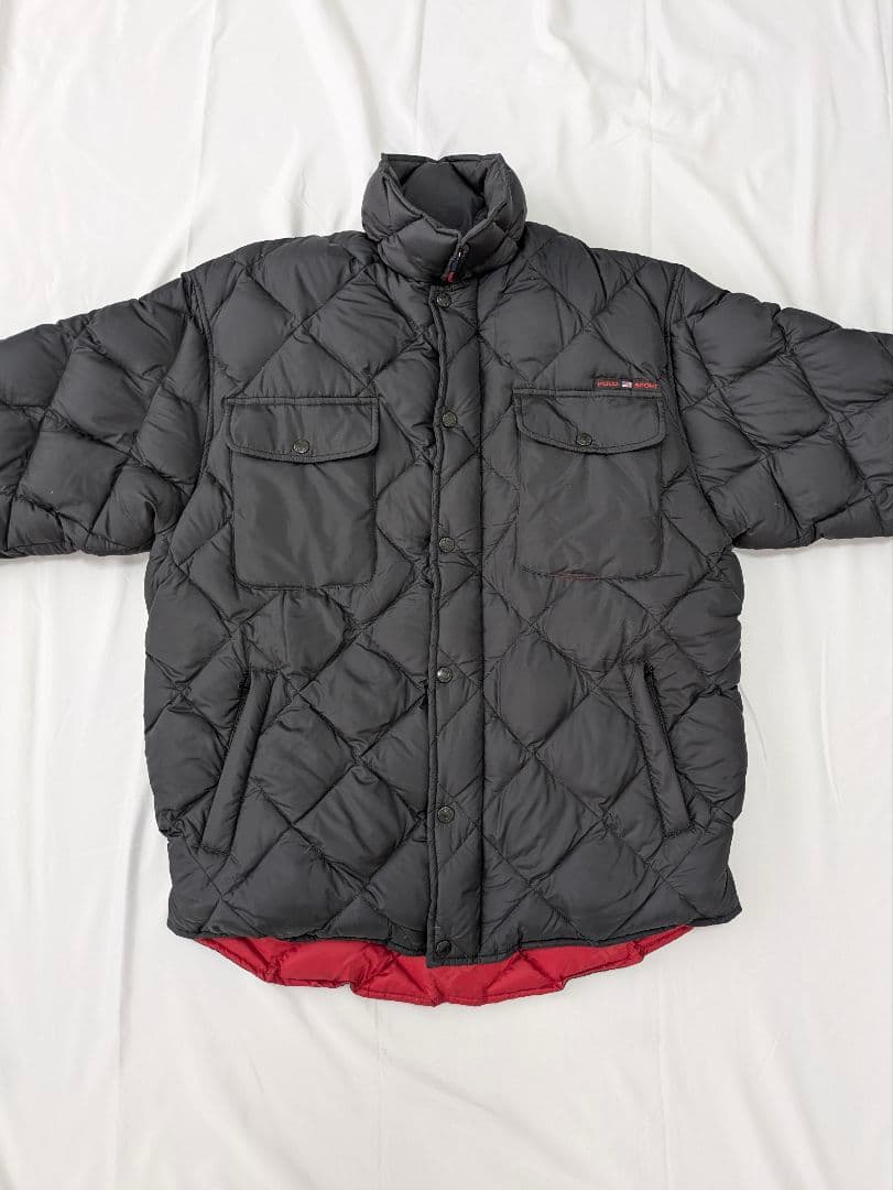 極美品　90s 星条旗　POLO SPORT　キルティング　ダウンジャケット