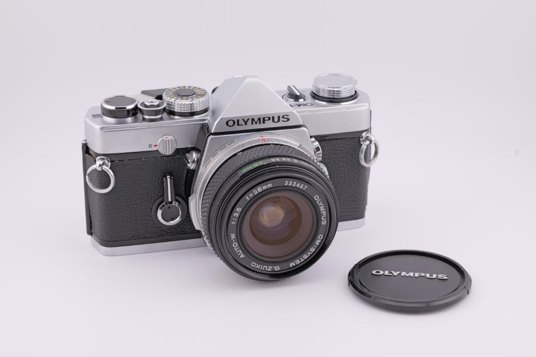 フィルムカメラ Olympus OM-1 + AUTO-W 28mm F3.5