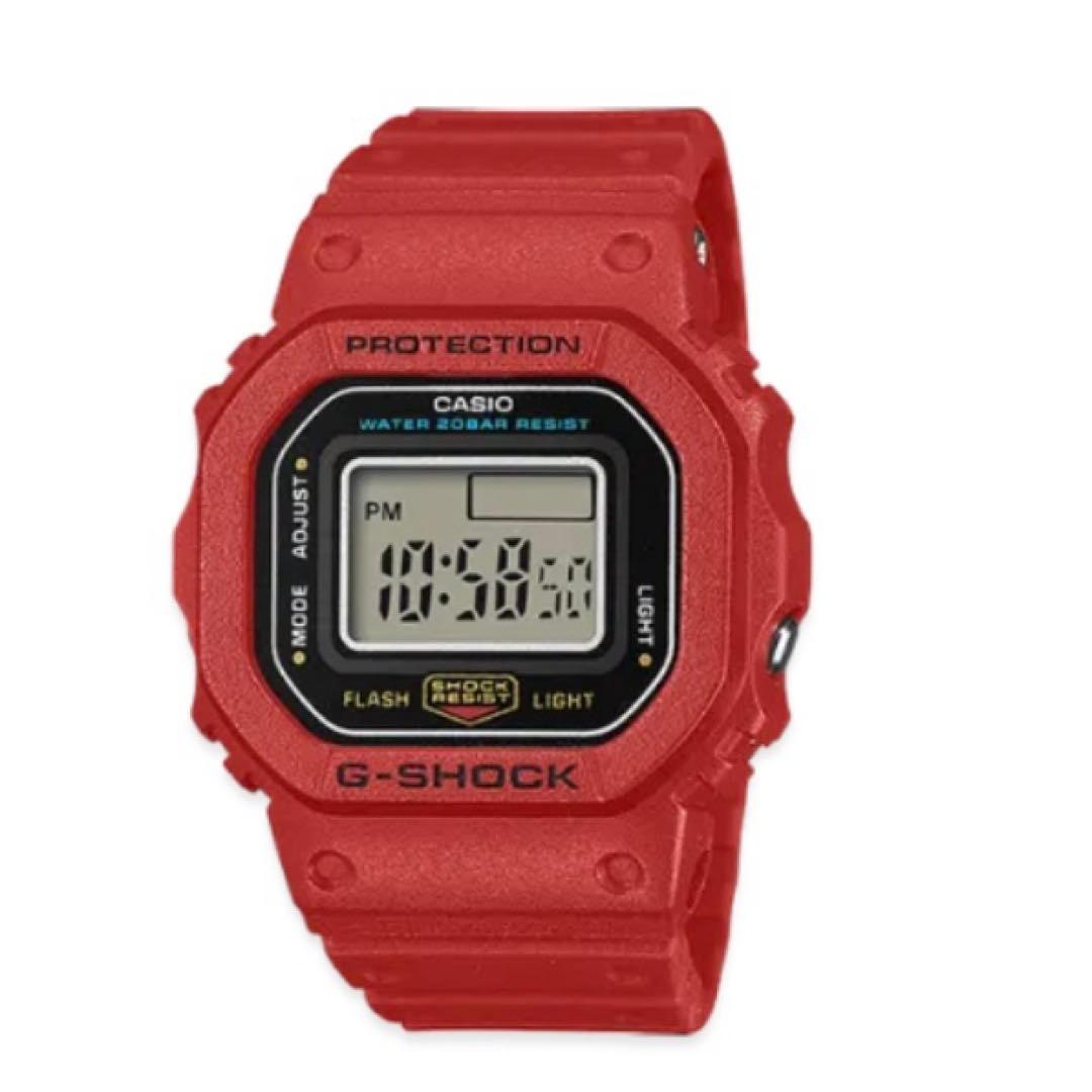 casio nano DWN-5600-4JR レッド