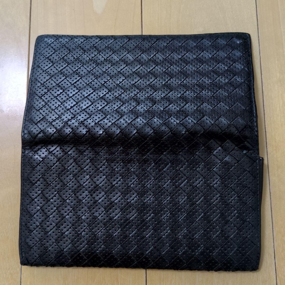 ボッテガヴェネタ イントレチャート 長財布黒
