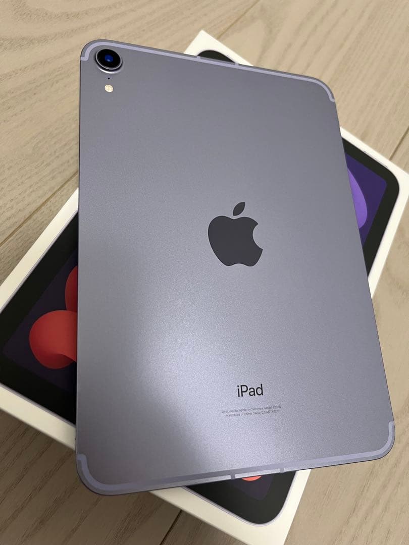 iPad mini 第6世代 Wi-Fi＋Cellular 64GB ラベンダー