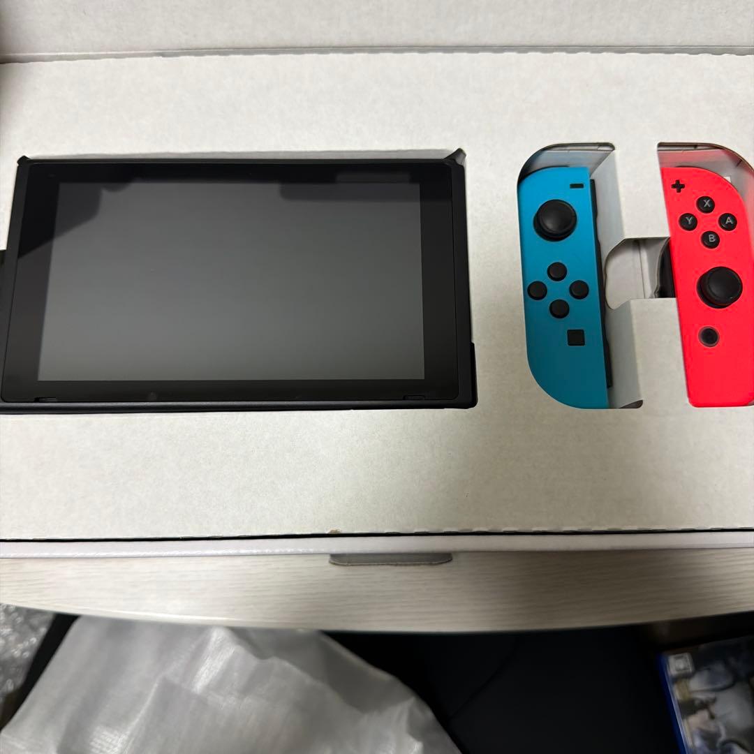 Nintendo Switch ネオンブルー 本体　256GB SDカード付き