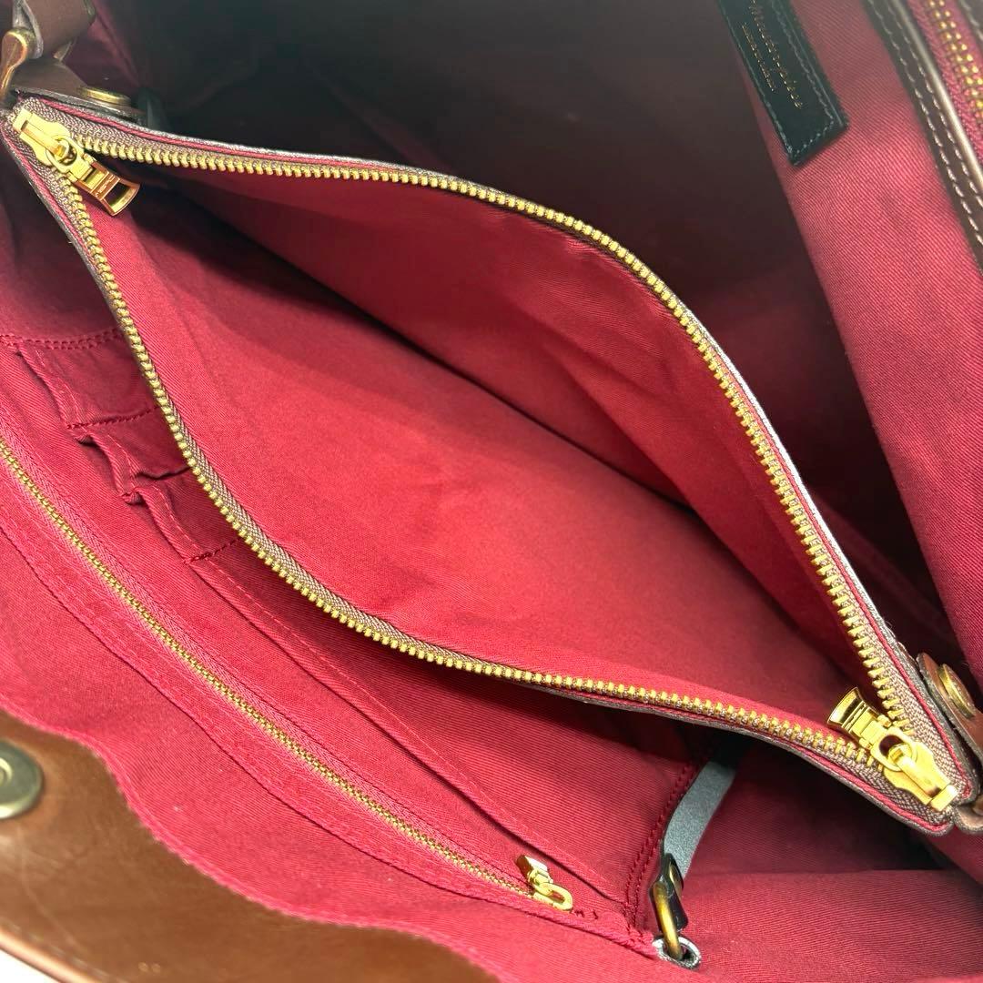 マスターピース　トートバッグ　Gloss ver.2　オールレザー　ポーチ付き