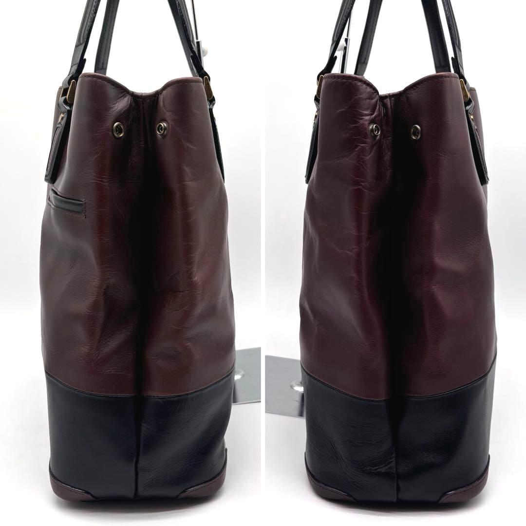 マスターピース　トートバッグ　Gloss ver.2　オールレザー　ポーチ付き