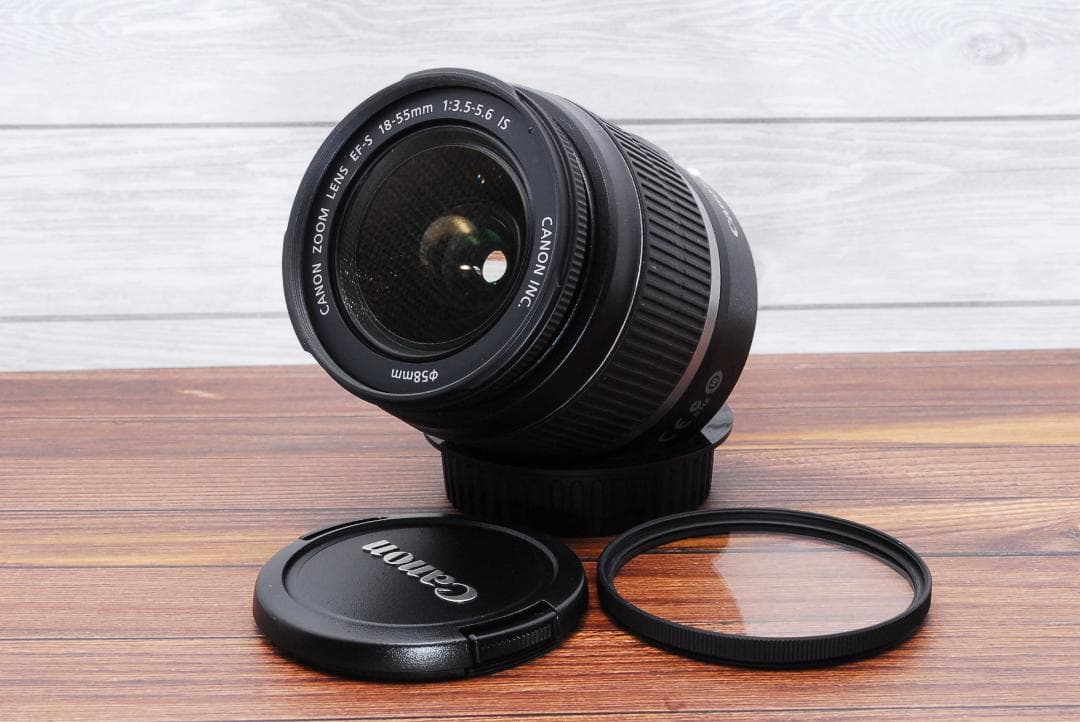 美品Canon EF-S ISレンズセット 18-55mm + 55-250mm