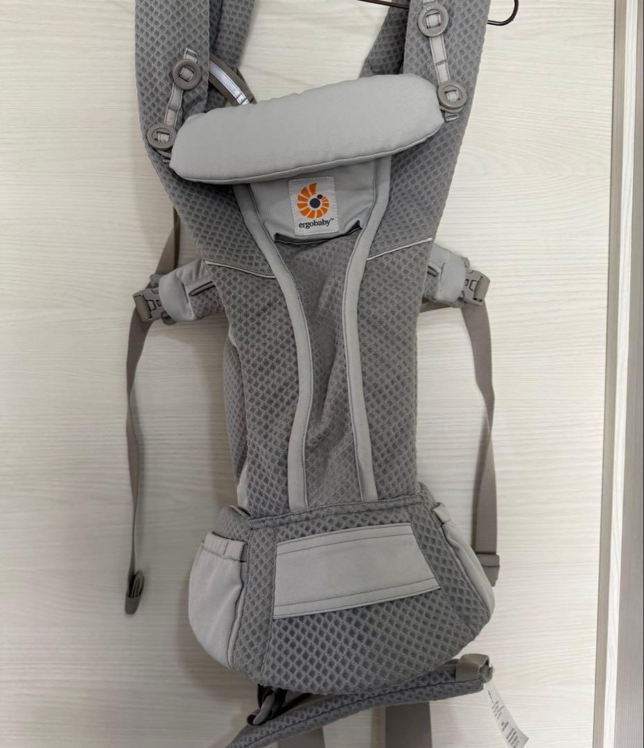 【美品】エルゴベビー オムニ ブリーズ Breeze パールグレー 付属品あり
