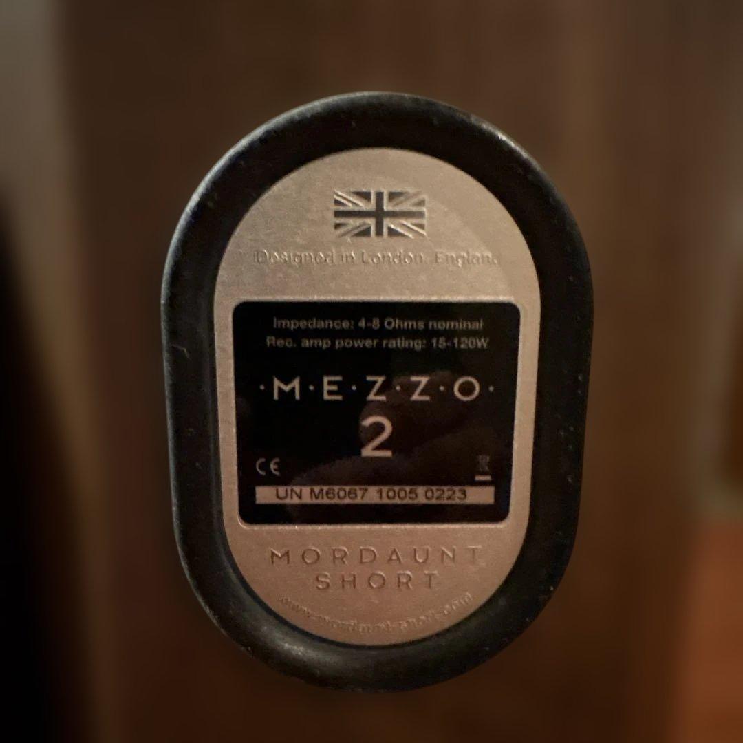 Mordaunt-Short Mezzo 2 スピーカー　希少