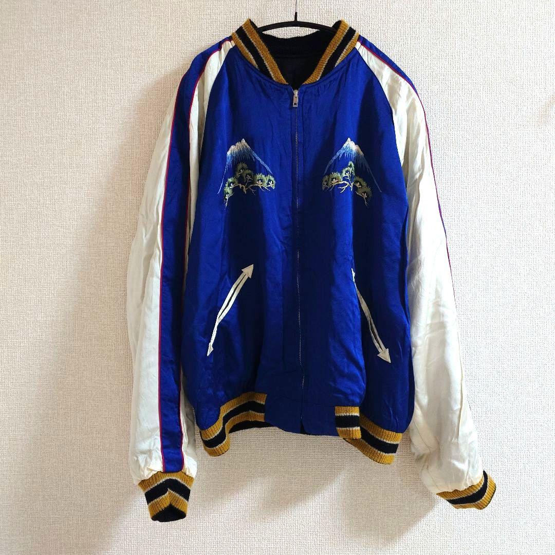 特大　テーラー東洋 スカジャン 港商 TT15297　鷹　虎　富士山　龍