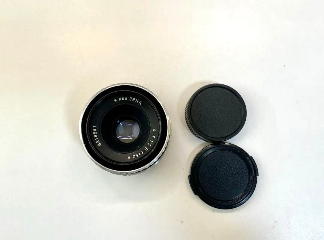 完動品・ausJena(carl Zeiss) T50mmF2.8実写確認作例有