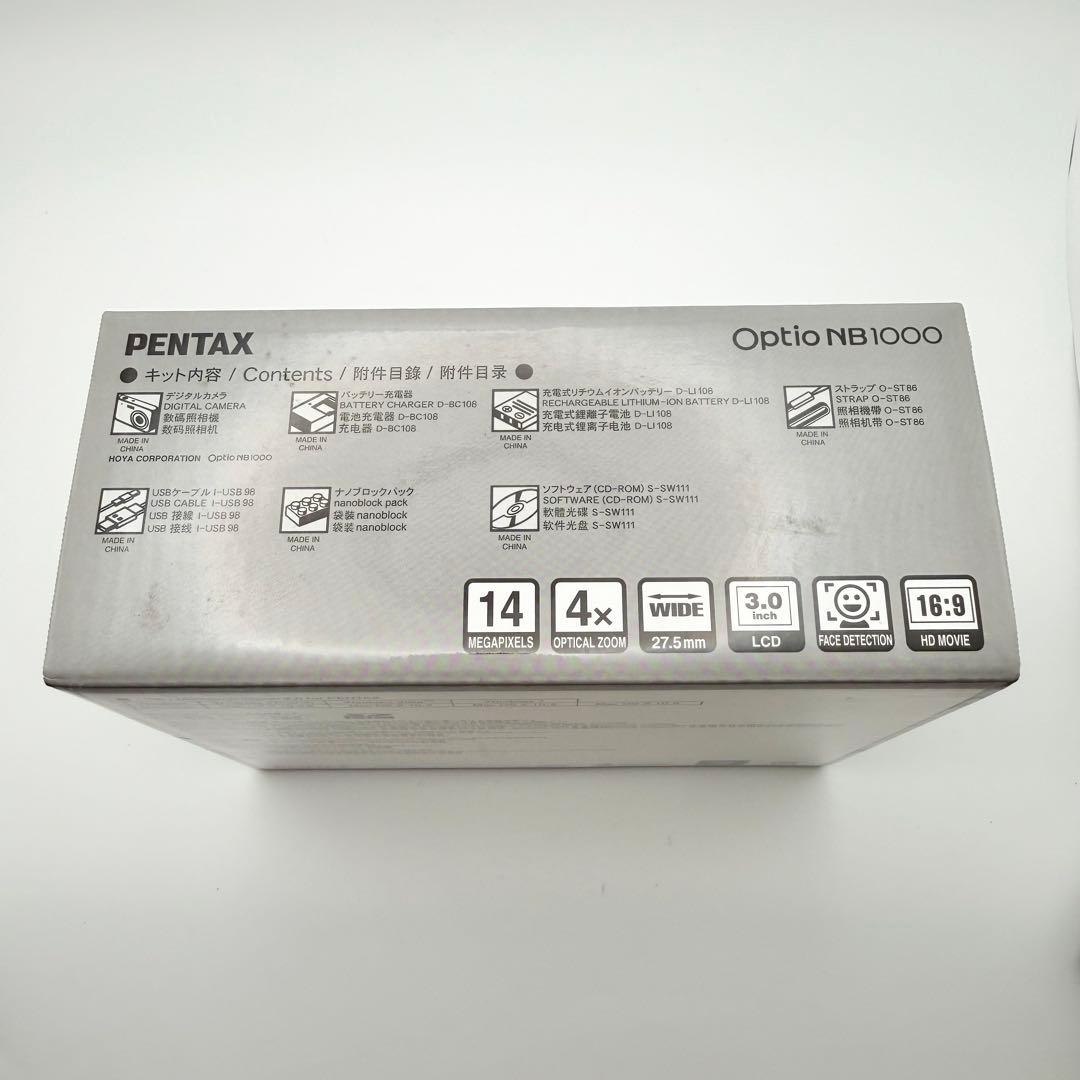 【箱付美品】PENTAX×nanoblock Optio NB1000 デジカメ