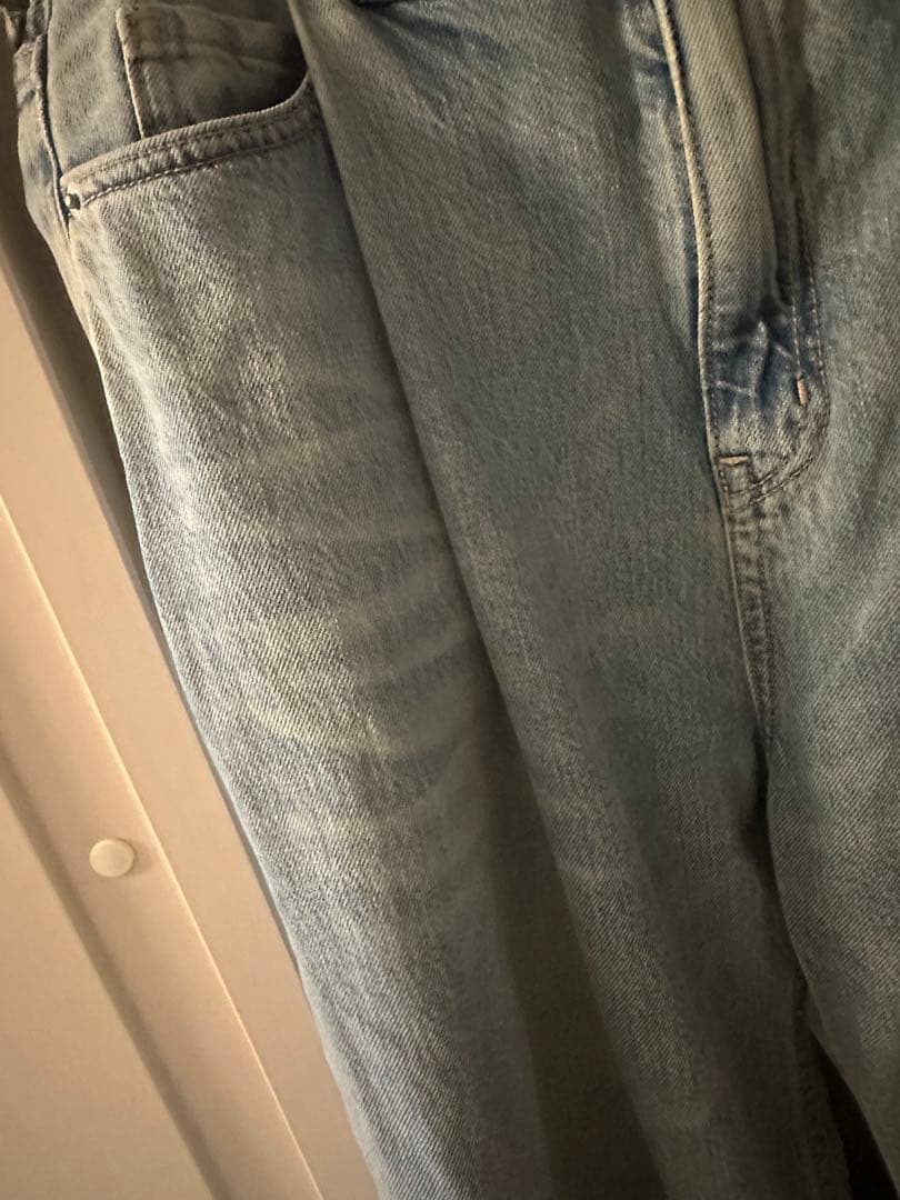 パンツ CLANE TUCK WIDE DENIM PANTS