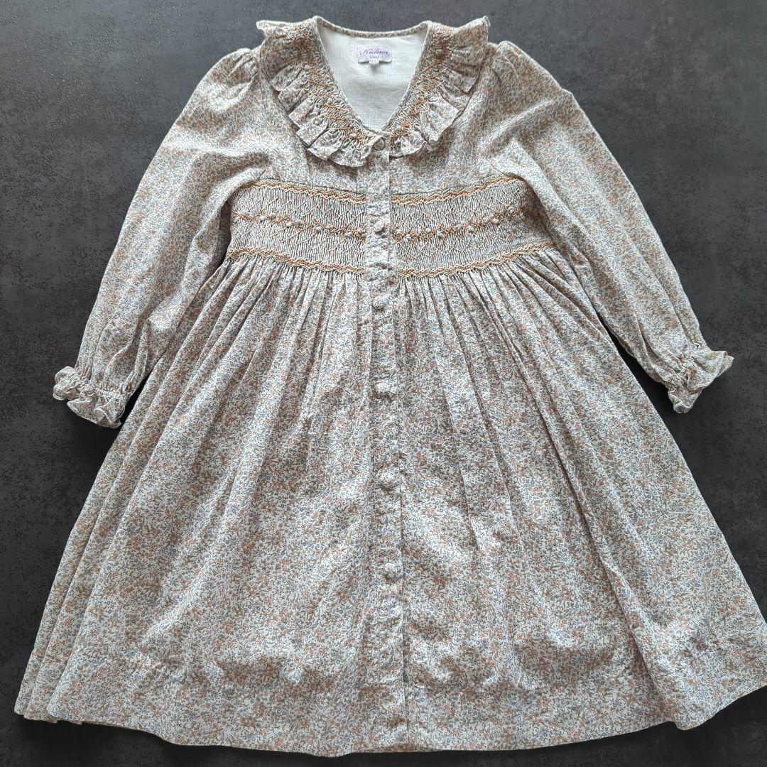 Kidiwi　8A　128cm　サンサカエプチ　ワンピース　リバティ