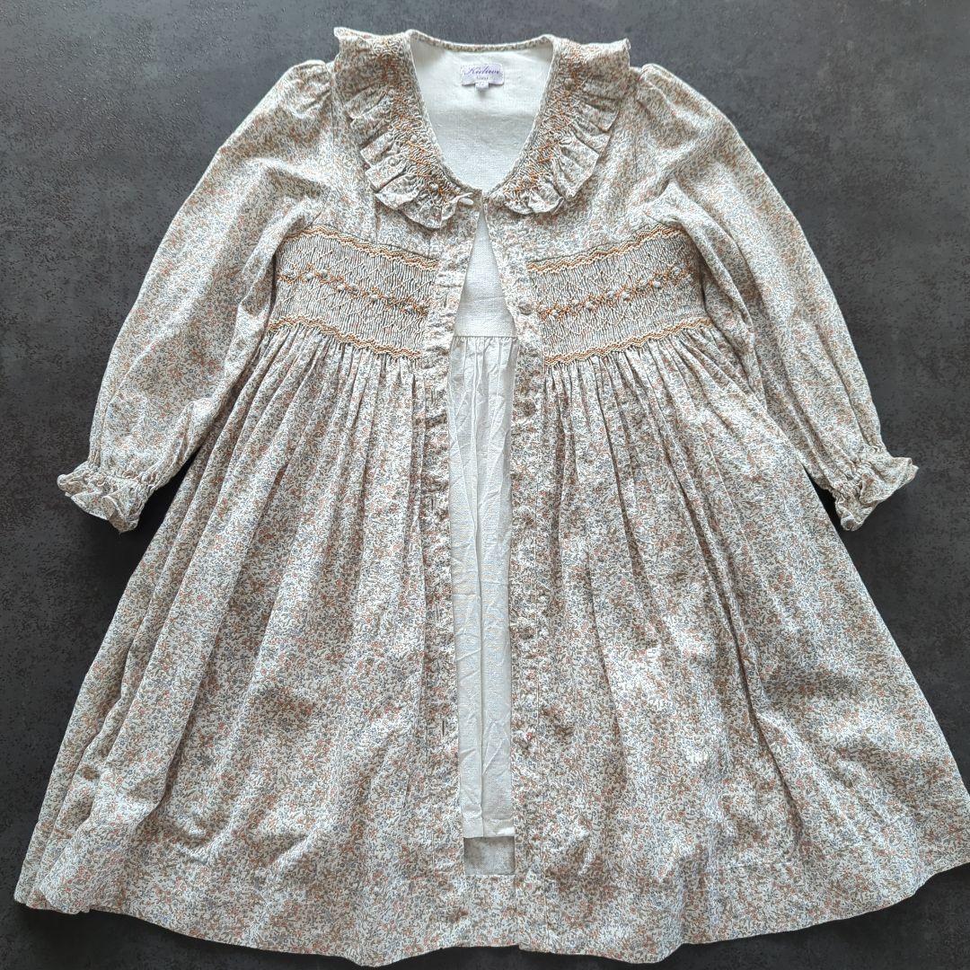 Kidiwi　8A　128cm　サンサカエプチ　ワンピース　リバティ