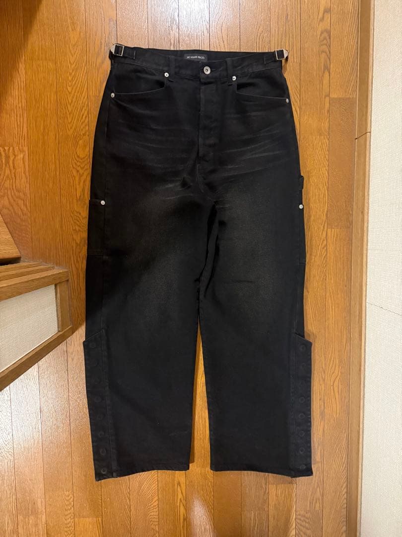 パンツ NO MASS PROD. 009VTG DIRTY BAGGY JEANS