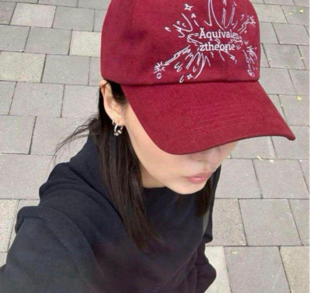 【gadid anoniem】キャップZHOK BURGUNDY