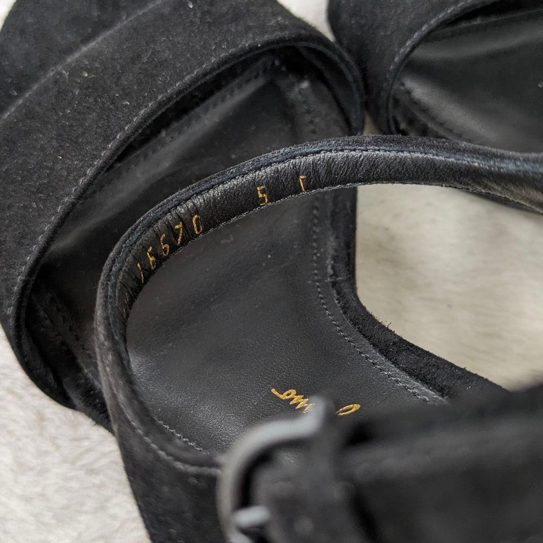 ✨極美品✨フェラガモ フラワーヒール サンダル ブラック