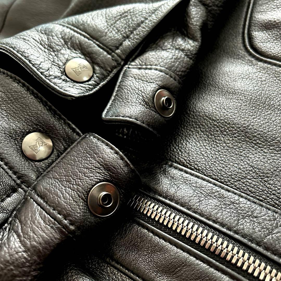 希少✨SALE】Zegna Sports メンズレザージャケット　中綿入ブラック