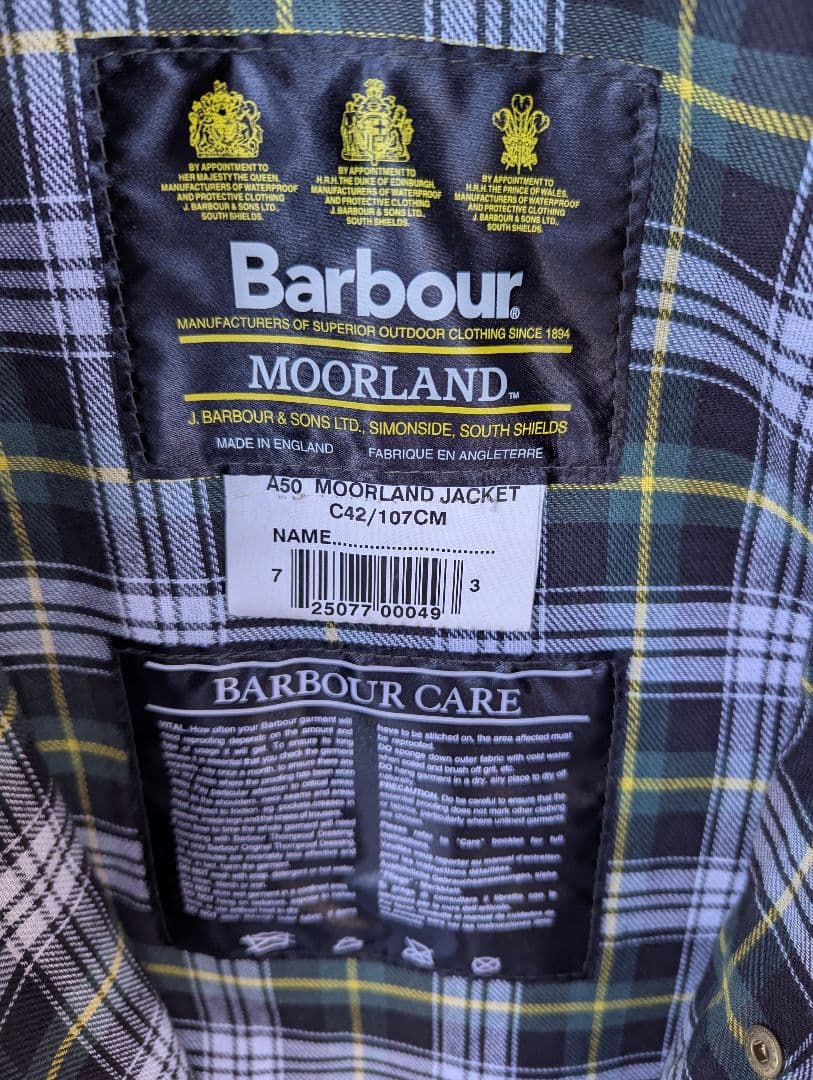 Barboar MOORLAND C42/107cm 美品