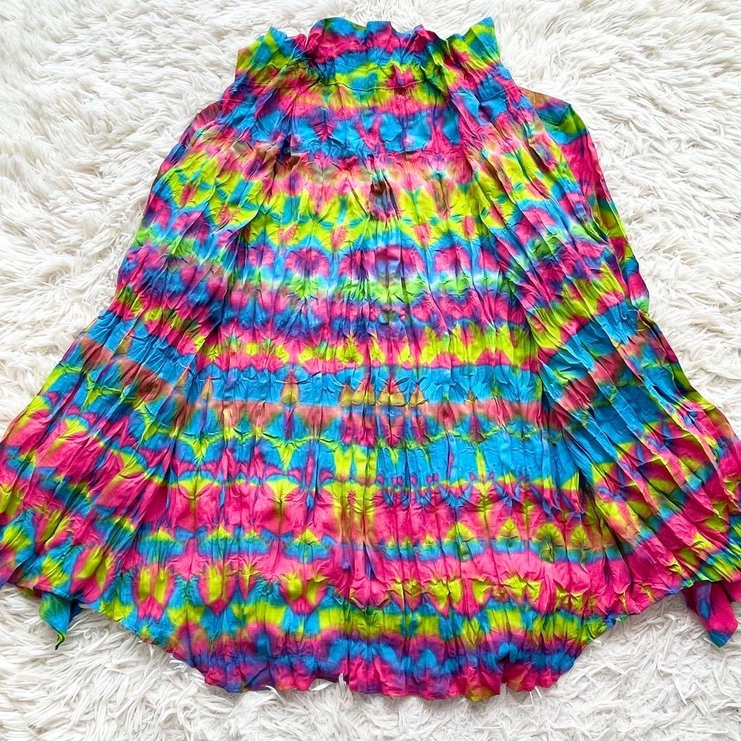 美品 PLEATS PLEASE タイダイ プリーツ シャツ 3 大きいサイズ