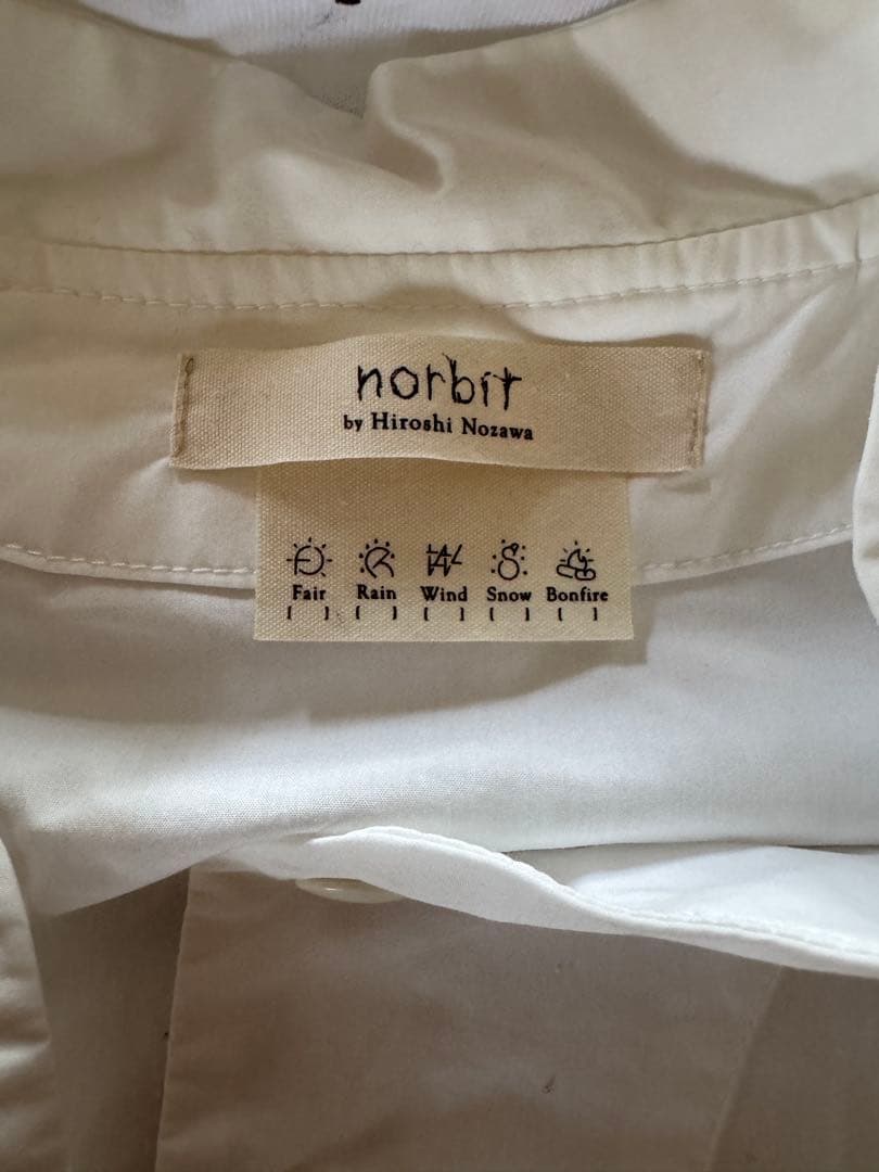 Norbit ノービットホワイトショートスリーブシャツ