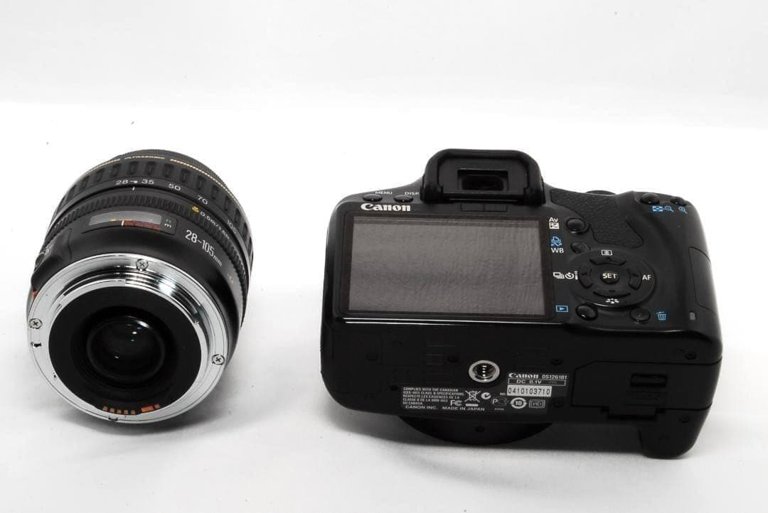 初心者安心 説明書付きCano Kiss X2➕28-105mm