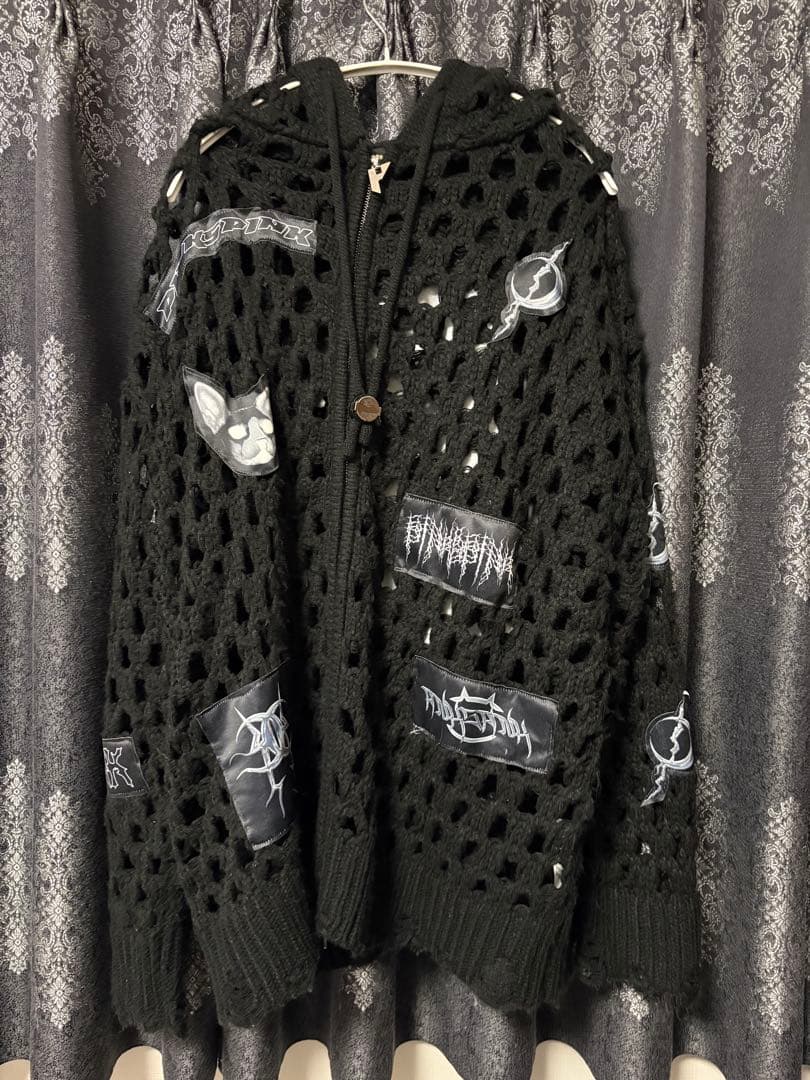 pinkspink パーカー ダメージ フーディ y2k