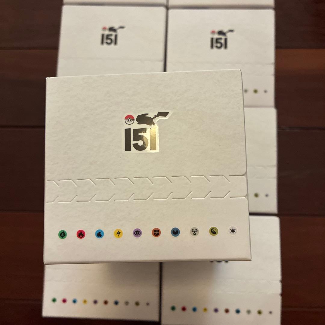 中国限定 ポケモンカード　絵夢点睛　151 パック＆フィギュア　3セット