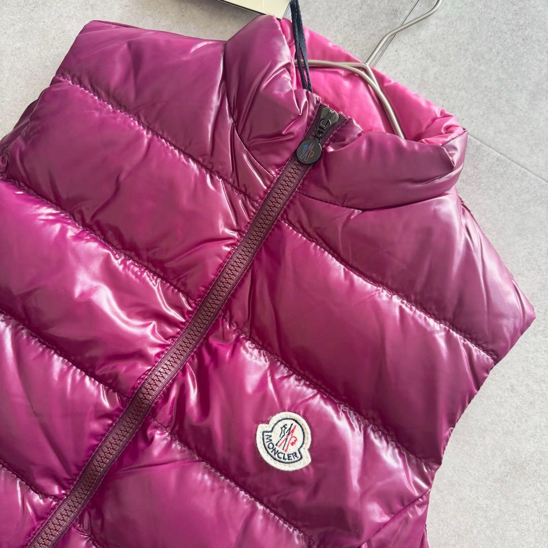 モンクレール　GHANY　ガーニー　ダウンベスト　紫　2　タグ　ロゴワッペン