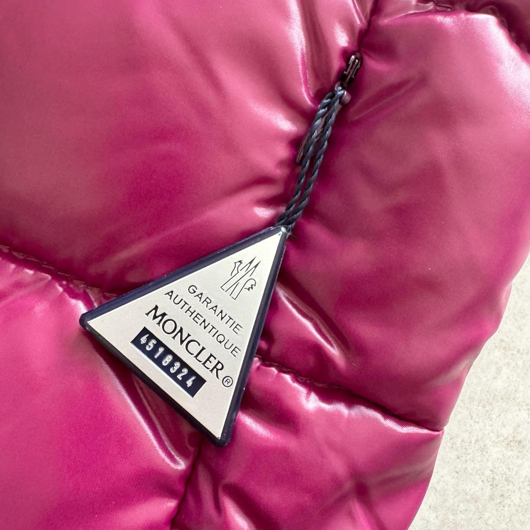 モンクレール　GHANY　ガーニー　ダウンベスト　紫　2　タグ　ロゴワッペン