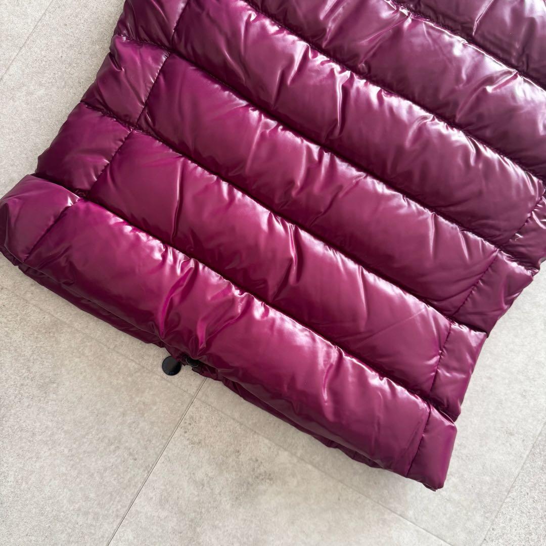 モンクレール　GHANY　ガーニー　ダウンベスト　紫　2　タグ　ロゴワッペン